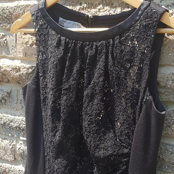 Maggy London Black Lace Dress - Picture 2 of 12